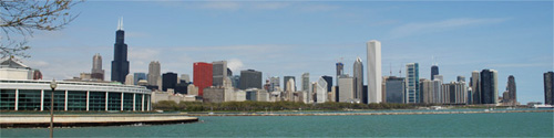 Skyline of Chicago (photo by Abbas Aminmansour)